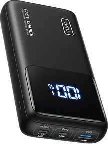 INIU Laptop Power Bank 25.000 mAh, 100 W