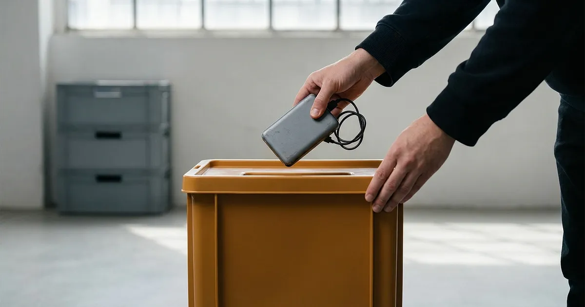How to Dispose of a Power Bank: Battery Box or Not?
