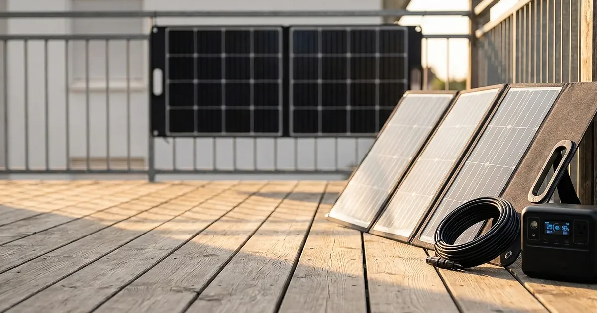 Solar Panel Wattage: Balcony Solar or Power Station?