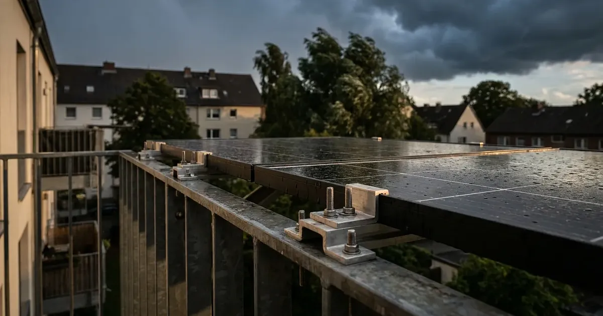 Balcony Solar and German Home Contents Insurance: Reporting, Theft and What Storm Cover Really Says