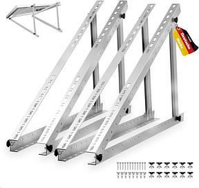 GLIESE Solarmodul Halterung 114cm 0-90 Grad Balkonkraftwerk 2er-Set