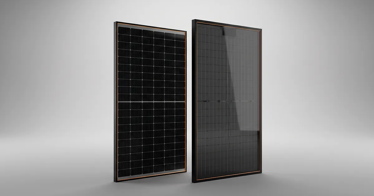 Glass-Glass or Glass-Backsheet: Which Solar Panel Is Actually Worth It for Balcony Solar