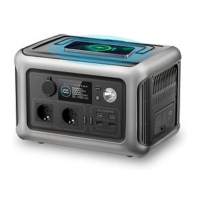ALLPOWERS R600 Tragbare Powerstation, 299Wh LiFePO4 Batterie Solargenerator