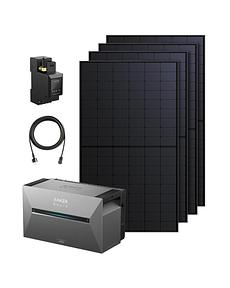 Anker SOLIX Solarbank 3 Pro + 4x 500W Solarpanels + Smart Meter