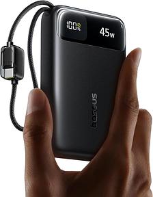 Baseus FC11 Powerbank CCC 45W 20000mAh mit 2 Integrierten USB-C Kabeln