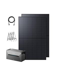 Anker SOLIX 2 Plus Solarbank + 2x 500W Topcon Solarpanel